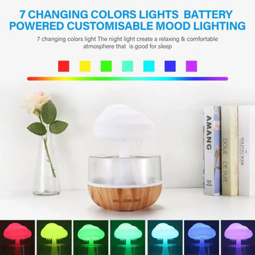 Cloud Rain Diffuser, Raindrop Humidifier