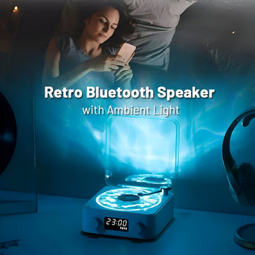 Ocean Waves Vinyl Bluetooth Speaker